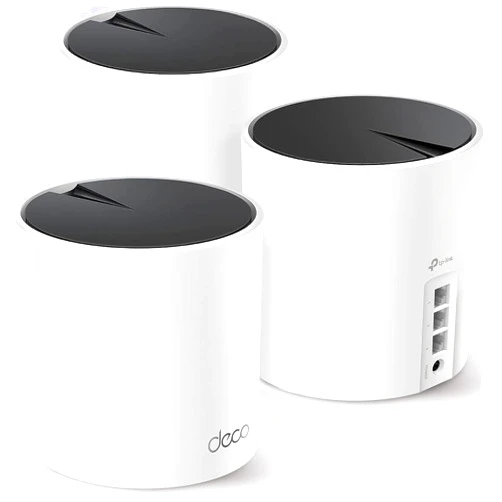 TP-Link Deco AX3000 WiFi 6 Mesh System(Deco X55) - Covers up to 6500 Sq.Ft. , Replaces Wireless Router and Extender, 3 Gigabit ports per unit, supports Ethernet Backhaul (3-pack)