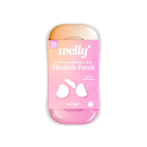 By Welly Welly Bandages - Face Savers, Hydrocolloid Acne Blemish Patch, Adhesive, Small Spot Shape, Clear - 36 ct