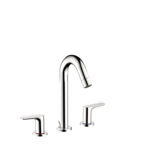 hansgrohe Logis Modern Low Flow Water Saving 2-Handle 3 9-inch Tall Bathroom Sink Faucet in Chrome, 71533001