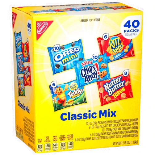 Store - 383 2 Set of 1 Pack Count Nabisco Classic Mix 40 ct. A1