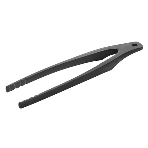 STAUB Tongs, 12.25-inch, Great for Flipping or Turning Foods, Durable BPA-Free Matte Black Silicone, Safe for Nonstick Cooking Surfaces