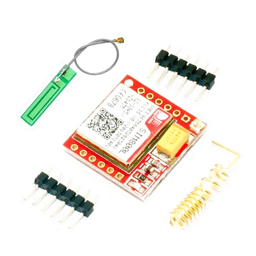 HiLetgo Smallest SIM800L GPRS GSM Breakout Module Quad-Band 850/900/1800/1900MHz SIM Card Slot Onboard with Antenna 3.7~4.2V
