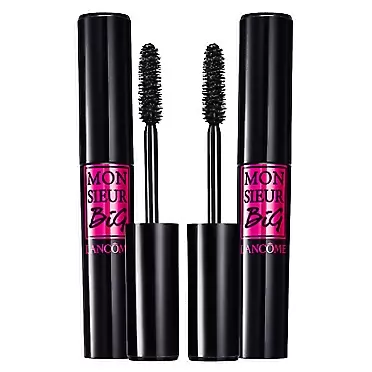 LANCOME PARIS Pack 2 x LANCOME PARIS Monsieur Big Volume Mascara, No. 01 Big is The New Black, 0.33 Fl Oz Full Sizes