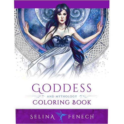 By Selina Fenech (Author) Goddess and Mythology Coloring Book (Fantasy Coloring by Selina)