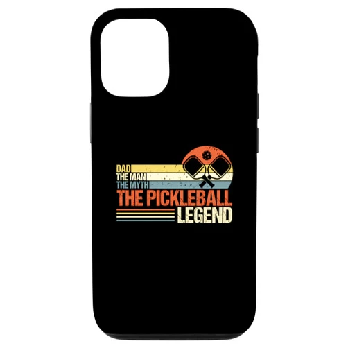 Vintage Pickleball Dad Man The Myth The Legend iPhone 12/12 Pro Vintage Pickleball Dad Man The Myth The Legend Case