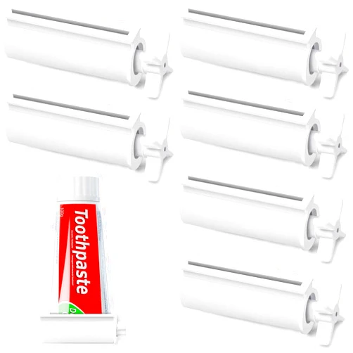 LoveInUsa Toothpaste Squeezers (6-Pack), Toothpaste Tube Roller Toothpaste Dispensers for Bathroom Saves Toothpaste, Creams