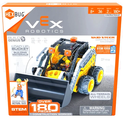 HEXBUG VEX Robotics Skid Steer, Buildable Construction Toy, Gift for Boys and Girls Ages 8 and Up