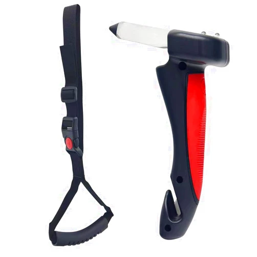 Auttoop 2Pack Car Door Handle for Elderly Multi-Function car Handle Assist with Seat Belt Cutter, Window Breaker, and Lighting - Suitable for U-Lock Cars