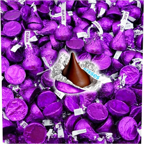 Tundras Hershey-Chocolate kisses candy KISSES Special dark Approx 300 pcs 3 lbs - Mildly Sweet Chocolate