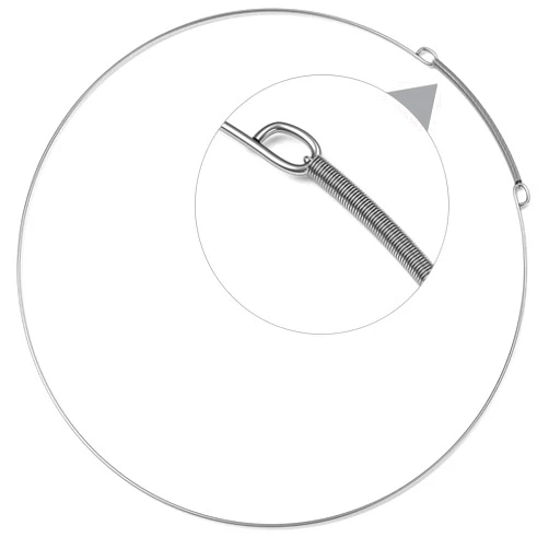 Dinghosen W11032829 Boot Seal Retaining Ring for Whirlpool Washer Door Boot Seal, Washer Door Bellow Seal Clamp Ring Replacement Washer Bellow to Front Panel Clamp, Prevents Water Leaks