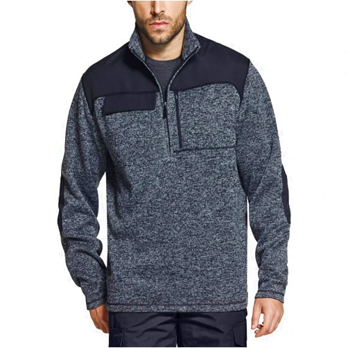 CQR Men's Thermal Fleece Half Zip Pullover, Winter Outdoor Warm Sweater, Lightweight Long Sleeve Sweatshirt