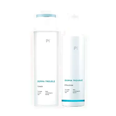 IOPE Derma Trouble Toner 200ml + Derma Trouble Emulsion 150ml Set