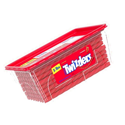 Twizzlers Strawberry Flavored Licorice Candy, 5 Pound Container (New Version) 5 Pound (Pack of 1)