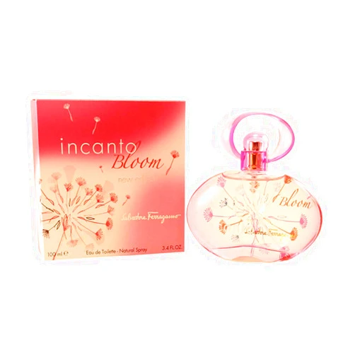 Salvatore Ferragamo Incanto Bloom New Edition Eau De Toilette Spray, 3.4 Ounce, Pink