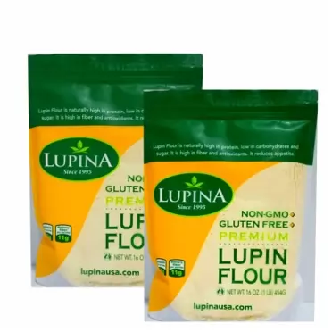 Lupina Lupin Flour 1 pound bags (2 pack)