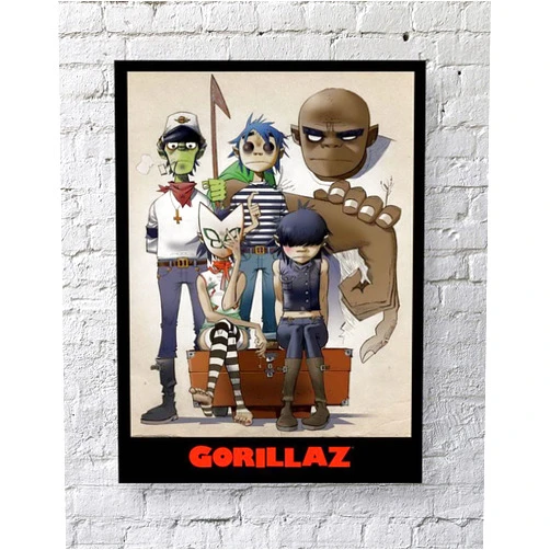 DOMINOSTRSE Gorillaz Alternative Rock Poster 16''x20'' Unframed Poster Print (A)