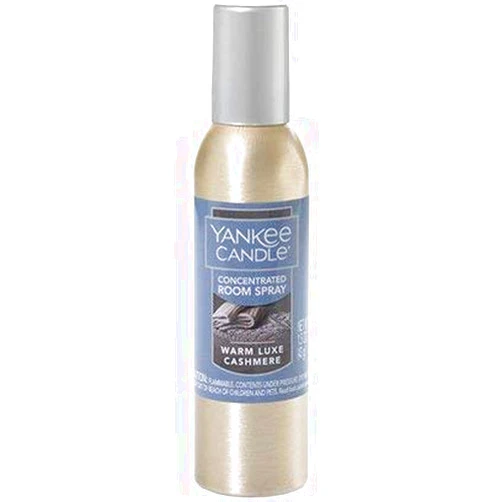 Yankee Candle Concentrated Air Freshener Room Spray, Odor Eliminator for Home, Bathroom, Warm Luxe Cashmere, 1.5 Oz (Pack of 1)