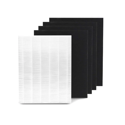 Prestivair D360 Replacement Filters Kit True HEPA Filter Compatible with Winix D360 Air Purifier, Number 1712-0101-02 1 True HEPA + 4 Activated Carbon Filters