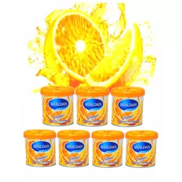 My Shaldan Air Freshener - YirehStore My Shaldan 7 packs Orange Scent Car Air Freshener - Premium Quality Gel based and long lasting fresh fragrance