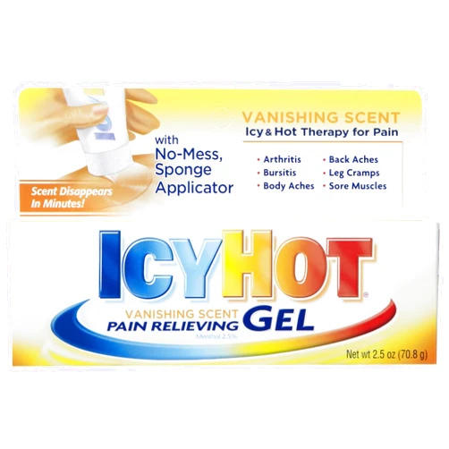 Chattem Icy Hot Vanishing Scent Pain Relieving Gel-2.5, oz.