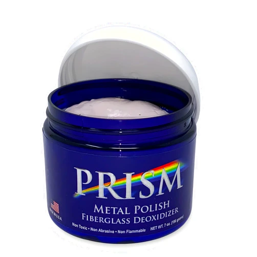 Prism Polish Metal Polish - 7 Ounce: Achieve a Brilliant Shine on Aluminum, Chrome, Stainless Steel, Brass, Silver, Nickel, Gold, Silver and More. Safe for Boat, Car, Motorcycle, Home and Business.