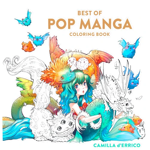 Camilla d'Errico Best of Pop Manga Coloring Book