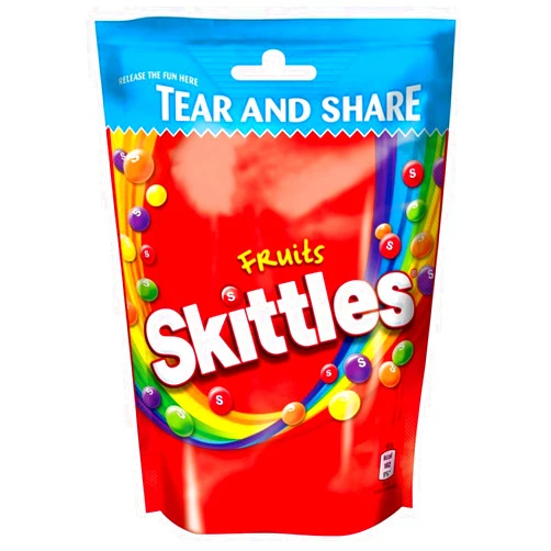 Skittles Pouch - 174g - Pack of 2 (174g x 2 Pouches)
