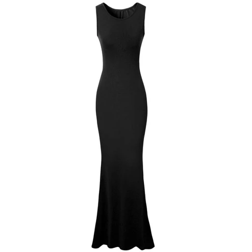 BABYONLINE D.R.E.S.S. Babyonline Solid Jersey Women Dresses Mermaid Summer Party Gown