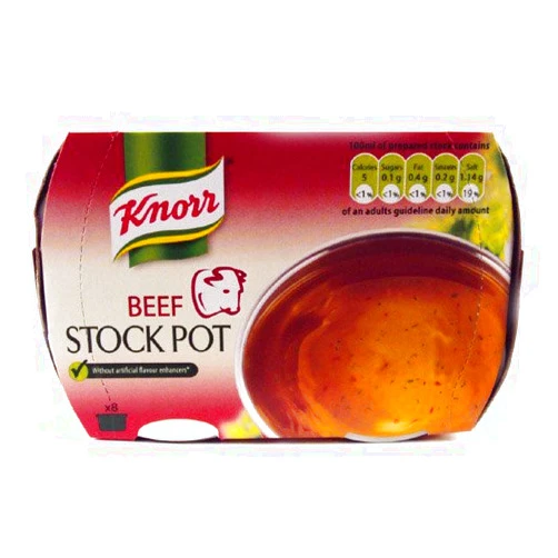 Knorr Beef Stock Gel Pots 8 Pack 224g