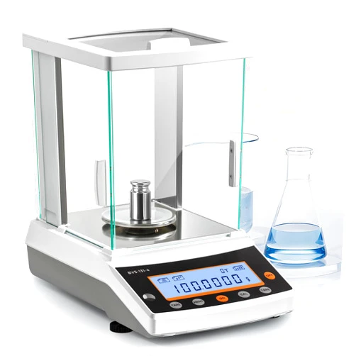 Bonvoisin Analytical Balance 0.0001g High Precision Laboratory Scale 0.1mg Accuracy Electronic Scientific Scale for Pharmacy, Lab, Jewelry Store (120g)