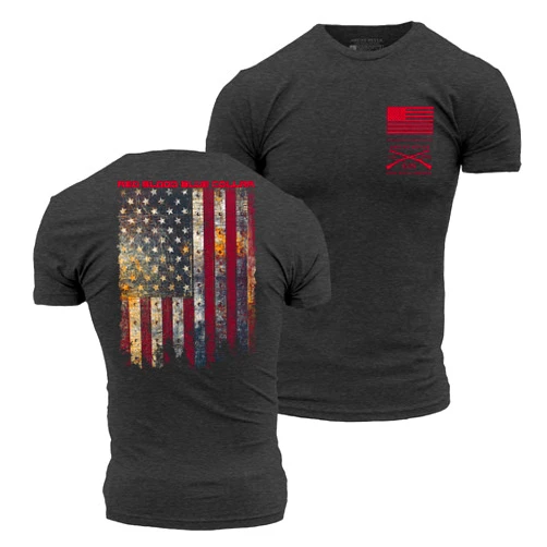 Grunt Style Red Blood Blue Collar Men's T-Shirt
