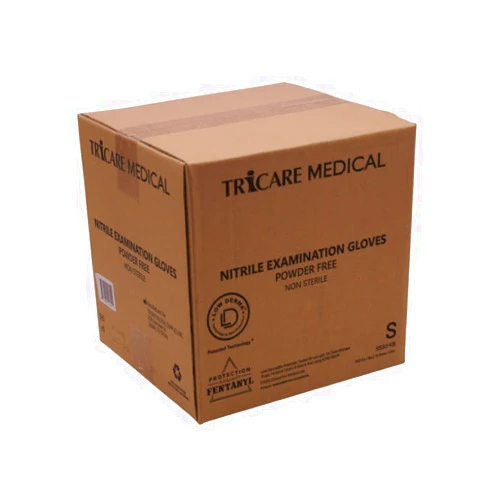 TRICARE MEDICAL Nitrile Exam Gloves, Low Derma, Chemo Drug Tested, Latex free, Powder free, Berry Black, 3.5 Mil, S/M/L/XL
