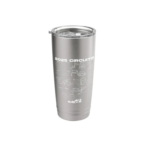 Shifty Driver Carguy Co. Formula Racing 2025 Circuits Race Car Men's Formula Stainless Steel Insulated Tumbler