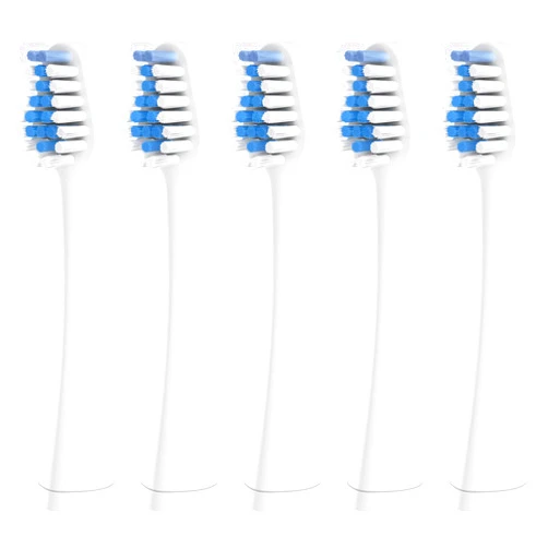 Harobey Replacements Toothbrush Heads for Waterpik Complete Care 5.0/9.0 (WP-861/CC-01), STRB-5WW, Pack of 5, White