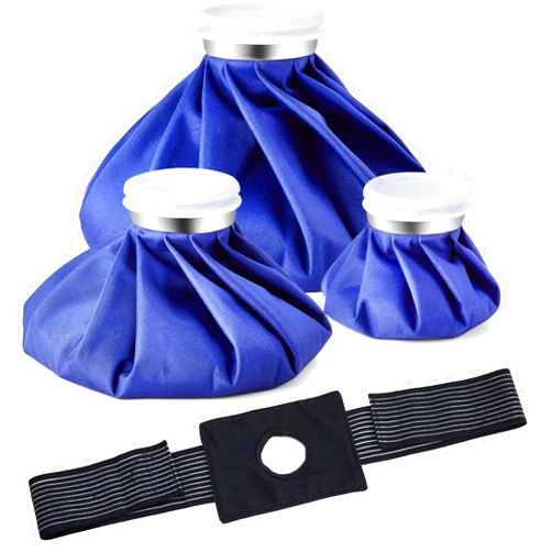 Ohuhu Ice Pack for Injuries Reusable: Ohuhu 3 Packs Ice Cold Packs with Wrap Ice Bag Hot Water Hot & Cold Therapy Pain Relief for Knee Leg Injury No-Leak Waterproof Ice Bags 3 Sizes 6