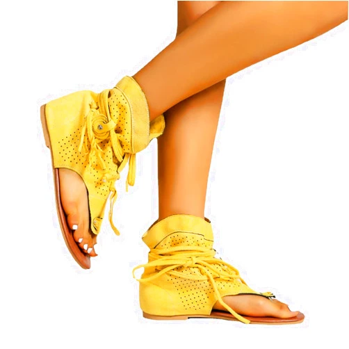 PLAZRU Flat Tassel Gladiator Sandals for Women Casual Summer Bohemian Back Strappy Fringe Sandals Dressy Flip Flops Thong Sandals