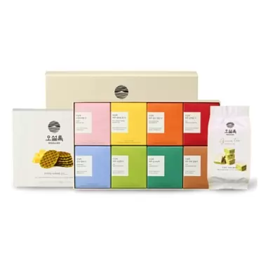 OSULLOC Premium Tea collection + Green tea Wafers + Green tea waffles