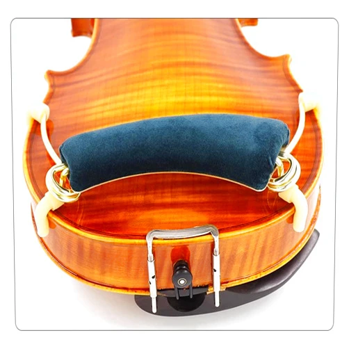 RAUYIVANY Violin Shoulder Rest - Violin Metal Shoulder Pad, Adjustable Soft Thickened Sponge Support Shoulder Brace - Enhanced Comfort, for Violin 4/4&3/4