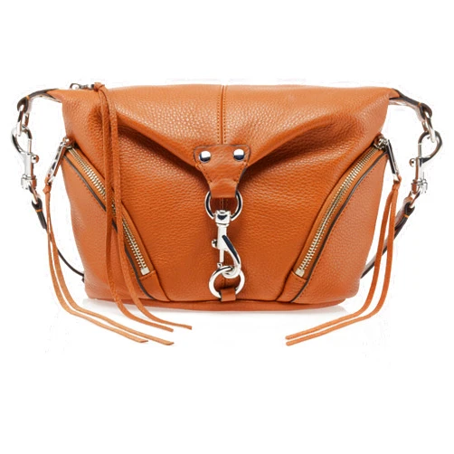 REBECCA MINKOFF Crossbody Bag, Caramello/Silver