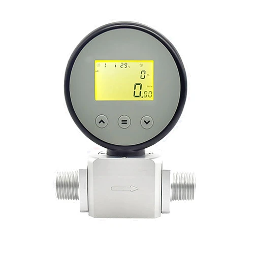 TOSYUWIR AMS2106 Digital Display Gas Mass Flow Meter 0-200 L/min for (AIR O2 N2)
