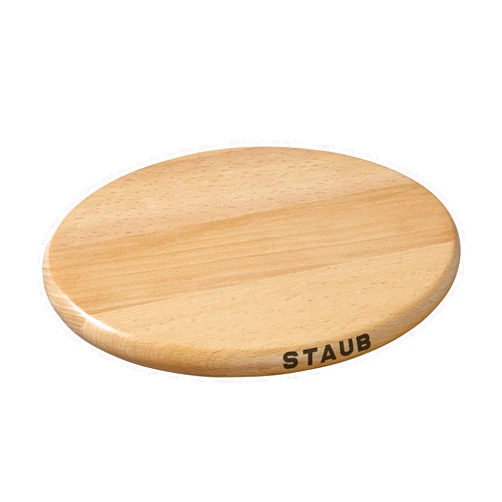 STAUB Oval Magnetic Wood Trivet, 9