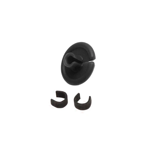 October Mountain Products String Love 2.0 Kisser Button 9/16 in. (25 Pack) Black