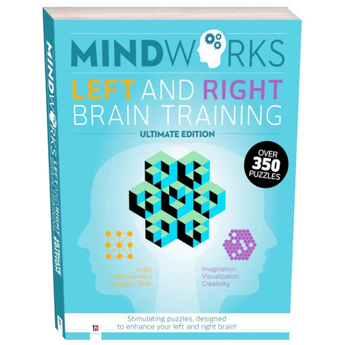 By unknown author (Author) Mindworks Left and Right Brain Training - Over 350 Stimulating Puzzles, designed to enhance your left and right brain!