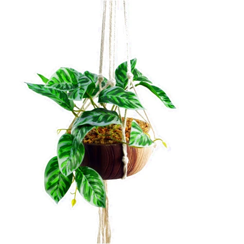 Leaf Design UK Realistic Artificial Foliage Pot, Hanging Pothos Plant Planter, 85cm