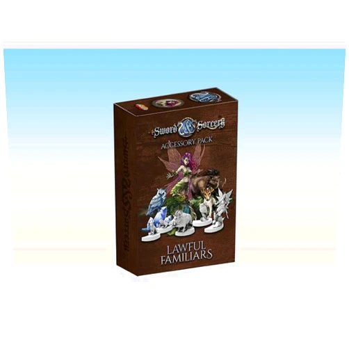 Ares Games Sword & Sorcery Miniatures - Lawful Familiars - 5 32MM Unpainted Plastic Miniatures by Ares Games - Sword & Sorcery Accessory Pack - Dungeons and Dragons Miniatures - DND and Other Table Top RPG Games