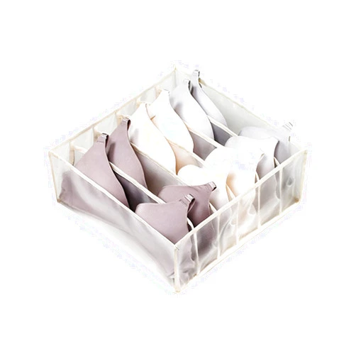 ZYYYWW Storage Boxex, Underwear Bra Organizer Storage Box Drawer Closet Organizers Divider Boxes for Underwear Scarves Socks Bra (Color : Plum)