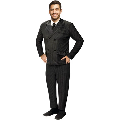 Rubies Men's Addams Family Gomez Addams Costume, As Shown, 2XL
