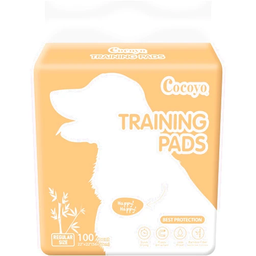 COCOYO Earth Friendly Bamboo Training Pads | Eco Friendly Puppy Pads for All Dogs | 100 Super Absorbent Puppy Training Pads, Deodorizing Dog Training Pads for Pets