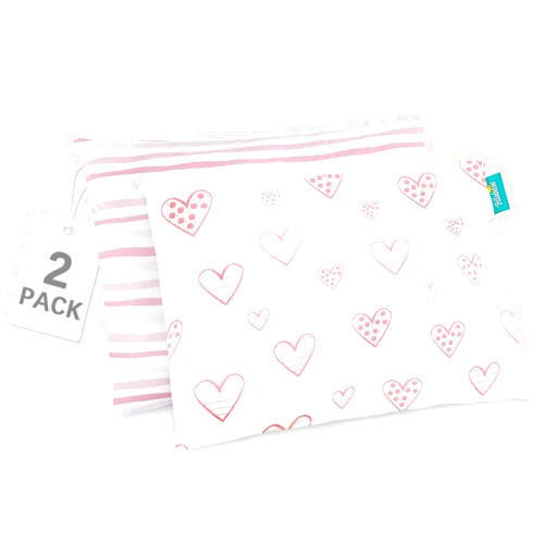 Biloban Organic Cotton 2 Pack Kids Toddler Pillowcase for Children Toddler Pillows 13