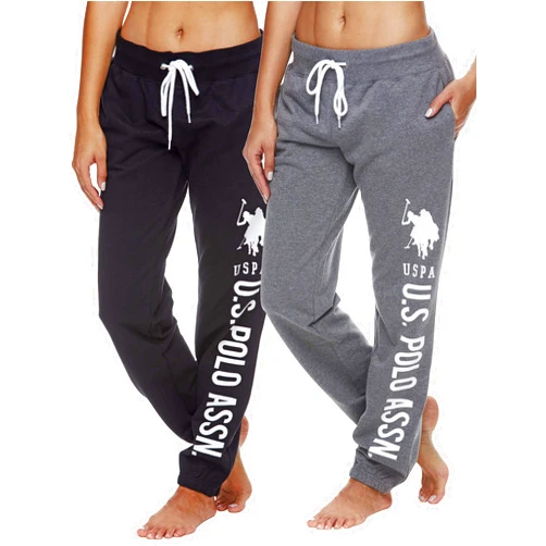 U.S. Polo Assn. Essentials Womens French Terry Jogger Sweatpants